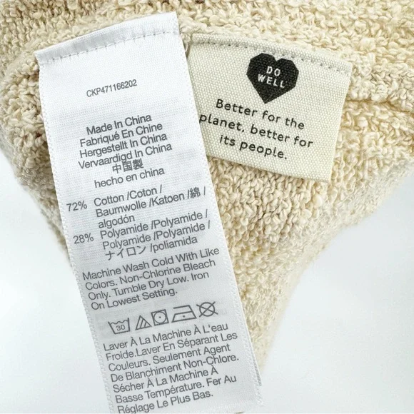 ✅ MADEWELL CREAM Ribbed Sleeveless‎ Midi Sweater Dress SIZE LARGE SP23 - Picture 6 of 7